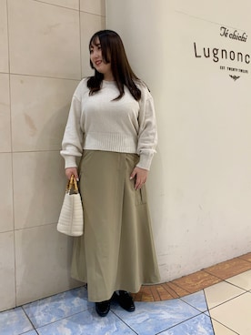 「Te chichi（テチチ）のアイテム（その他シューズ）」を使った、せきねさん（レディース・158cm）の春コーディネート