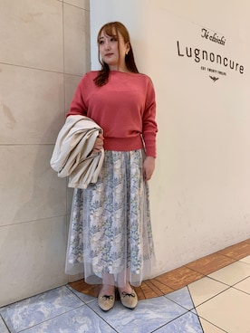 「Te chichi TERRASSE（テチチテラス）のアイテム（ブルゾン）」を使った、せきねさん（レディース・158cm）の秋コーディネート
