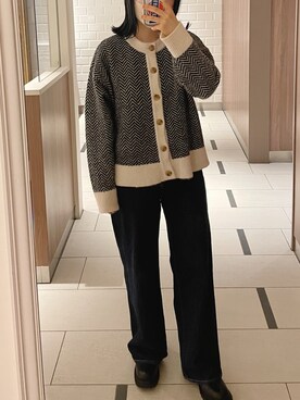 「NICOLE（ニコル）のアイテム」を使った、tooo10fuさん（レディース・158cm）の冬コーディネート