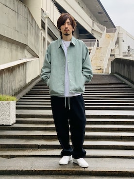 「niko and...（ニコアンド）のアイテム（ブルゾン）」を使った、opepeさん（メンズ・175cm）の秋コーディネート