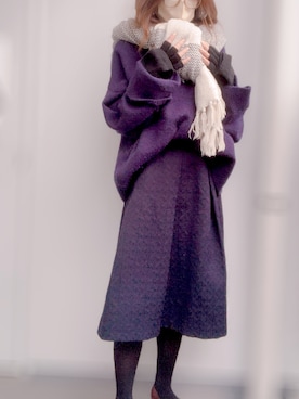 「AIGNER（アイグナー）のアイテム」を使った、yyksttさん（レディース・160cm）の冬コーディネート