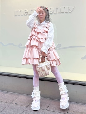 「アイテム（ワンピース/ドレス）」を使った、kotochiさん（レディース・155cm・20代）の秋コーディネート