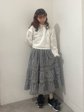 「アイテム（パーカー）」を使った、kotochiさん（レディース・154cm）の冬コーディネート
