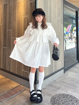 「アイテム（カチューシャ）」を使った、kotochiさん（レディース・154cm・20代）の夏コーディネート