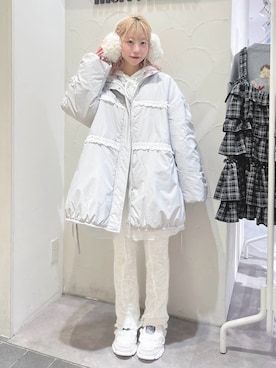 「merry jenny（メリージェニー）のアイテム」を使った、kotochiさん（レディース・155cm）の冬コーディネート