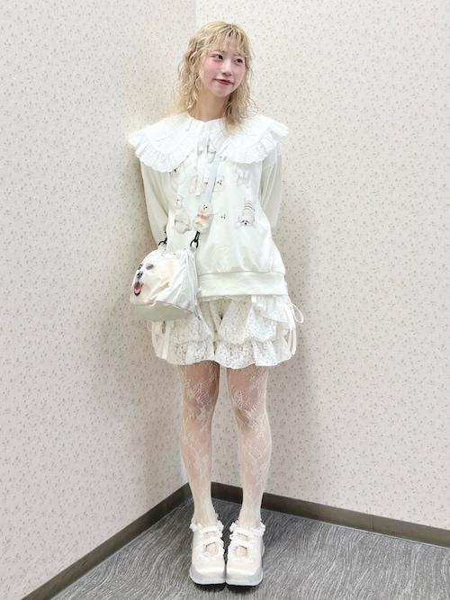 satin ribbon stitch sneaker（スニーカー）｜merry jenny（メリー