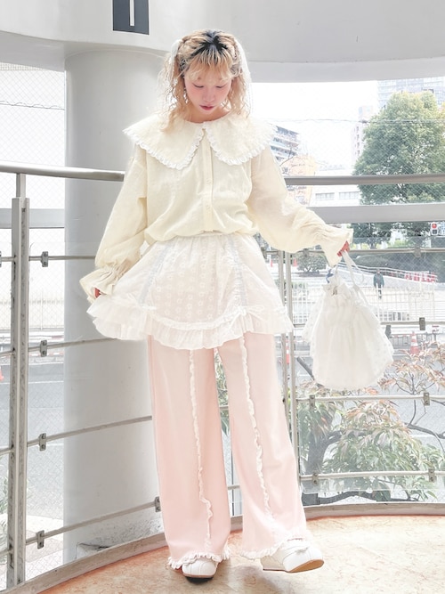 セール】airy lace apron（スカート）｜merry jenny（メリージェニー