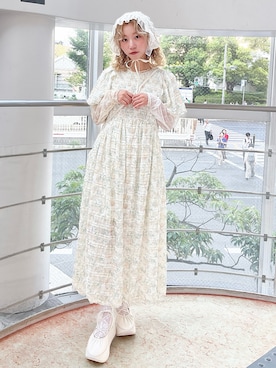 「アイテム（バレエシューズ）」を使った、kotochiさん（レディース・155cm）の夏コーディネート