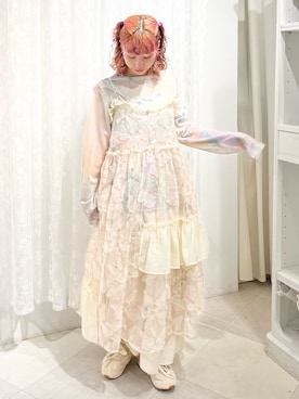 「アイテム（ワンピース/ドレス）」を使った、kotochiさん（レディース・155cm・20代）の夏コーディネート