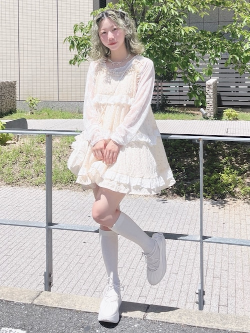 お花畑のネックレス