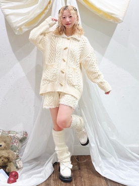 「アイテム（ローファー）」を使った、kotochiさん（レディース・155cm）の夏コーディネート
