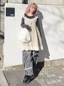 バレルレッグリボンデニムパンツ｜メリージェニー（merry jenny）公式