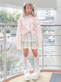トップス merry jenny bon bon ribbon shirt pink bon bon ribbon shirt｜メリージェニー（merry jenny）公式通販