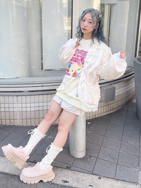 「アイテム（ローファー）」を使った、kotochiさん（レディース・155cm）の秋コーディネート