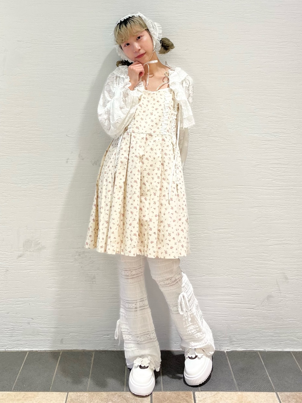 ribbon lace headdress / リボンレースヘッドドレス