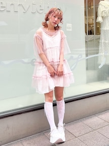 flowerレイヤードショートパンツ｜メリージェニー（merry jenny