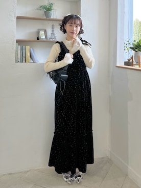「アイテム（ワンピース/ドレス）」を使った、kotochiさん（レディース・155cm・20代）の秋コーディネート