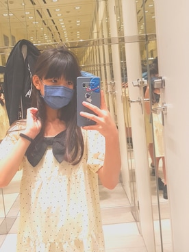 「鹽系風格」｜(ฅ´芳`ฅ)さん（レディース・145cm）の夏コーディネート