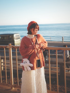 「MEIER.Q（マイヤーキュー）のアイテム」を使った、kana242さん（レディース・159cm）の冬コーディネート