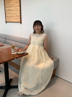 「Dorry Doll（ドリードール）のアイテム（ワンピース/ドレス）」を使った、たかりなさん（レディース・153cm）の秋コーディネート