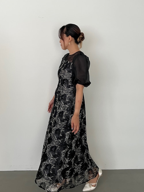 Dorry Doll ニュアンスフラワーレースドレス ニュアンスフラワーレースドレス｜DorryDoll