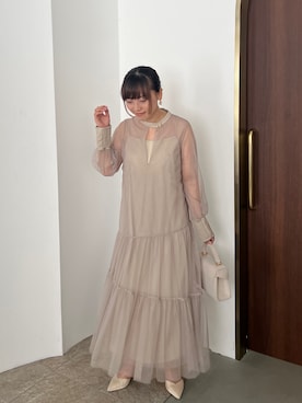 「同窓会」｜たかりなさん（レディース・153cm）の秋コーディネート