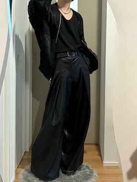 「アイテム（インソール/シューズクッション）」を使った、あくまけさん（メンズ・175cm）の秋コーディネート