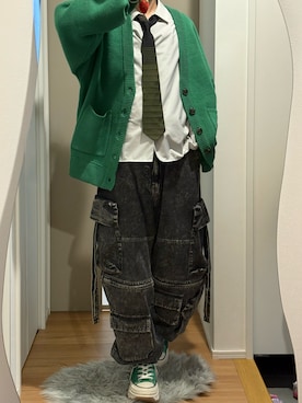 「アイテム（インソール/シューズクッション）」を使った、あくまけさん（メンズ・175cm）の秋コーディネート