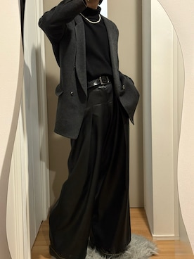 「アイテム（インソール/シューズクッション）」を使った、あくまけさん（メンズ・175cm）の秋コーディネート