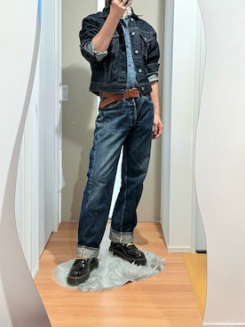 「アイテム（インソール/シューズクッション）」を使った、あくまけさん（メンズ・175cm）の秋コーディネート