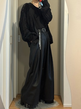 「アイテム（カーディガン/ボレロ）」を使った、あくまけさん（メンズ・175cm）の秋コーディネート