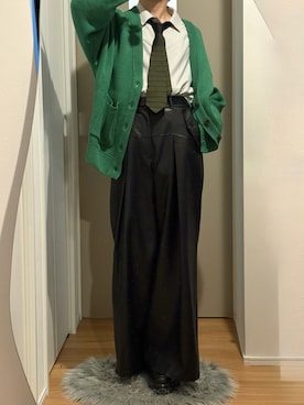 「アイテム（フォーマルスーツ/小物）」を使った、あくまけさん（メンズ・175cm）の秋コーディネート