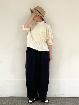 松さん(レディース・153cm)の夏コーディネート