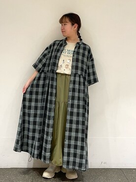 松さん(レディース・153cm)の春コーディネート