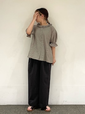 松さん(レディース・153cm)の秋コーディネート