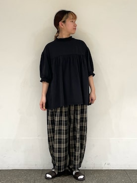 松さん(レディース・153cm)の秋コーディネート