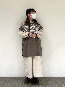 松さん（レディース・153cm）の冬コーディネート