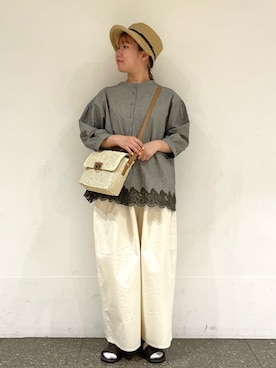 松さん(レディース・153cm)の夏コーディネート