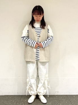 松さん（レディース・153cm）の春コーディネート