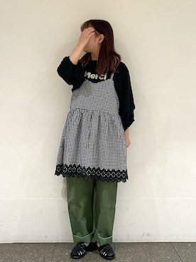 「Samansa Mos2」｜松さん（レディース・153cm）の春コーディネート