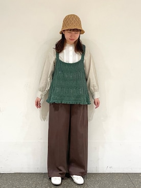 松さん(レディース・153cm)の春コーディネート