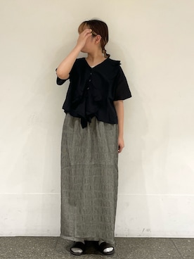 松さん(レディース・153cm)の秋コーディネート