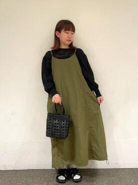 松さん(レディース・153cm)の夏コーディネート