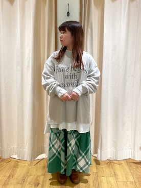 松さん(レディース・153cm)の冬コーディネート