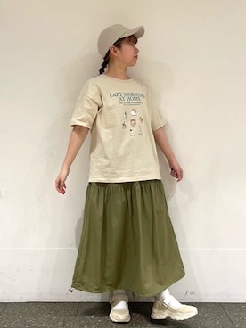 松さん(レディース・153cm)の春コーディネート