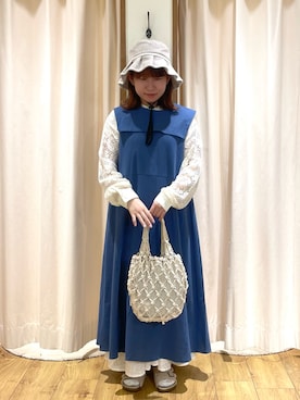 松さん(レディース・153cm)の夏コーディネート