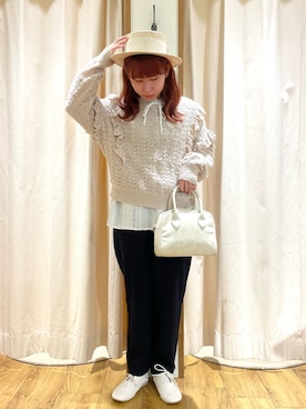 松さん(レディース・152cm)の春コーディネート