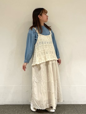 松さん（レディース・153cm）の春コーディネート