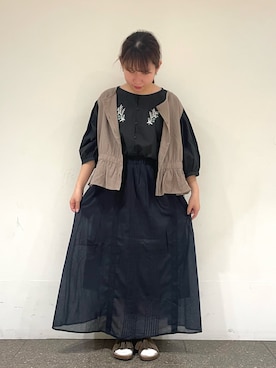 松さん（レディース・153cm）の夏コーディネート