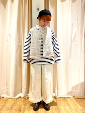 「152cm」｜「アイテム（その他）」を使った、松さん（レディース・152cm）の冬コーディネート